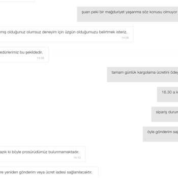 Zara Hatalı Ürün Ve Mağduriyete Cevap Bulunamama