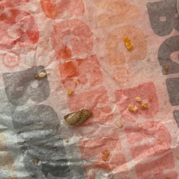 Burger King Soğan Halkasının İçinden Garip Bir Şey Çıktı