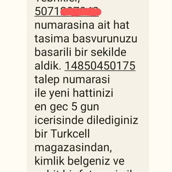 Turkcell Numara Taşıma Sorunu