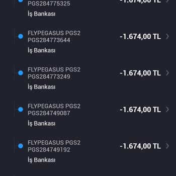 Pegasus Bilet Değişikliği Ödemesinde Hata Mesajına Rağmen Para Tahsil Edildi.