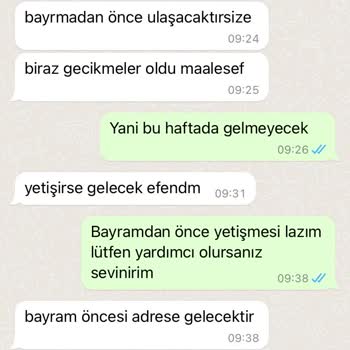 Modaadam Bir Türlü Gelmeyen Sipariş