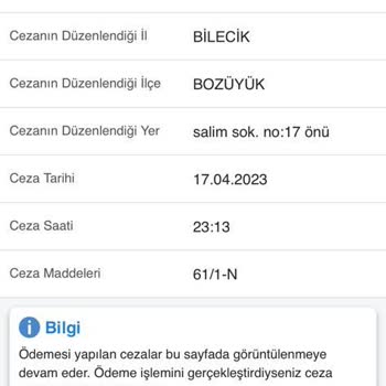 Emniyet Genel Müdürlüğü Sebepsiz Yere Park Cezası Yazılması