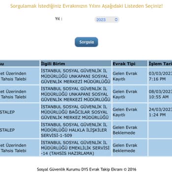 E-Devlet (Turkiye.gov.tr) EYT Emeklilik Başvurum Sonuçlanmadı