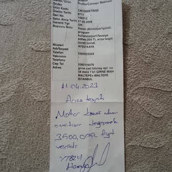 Profilo Teknik Servisinin Niteliksizliği