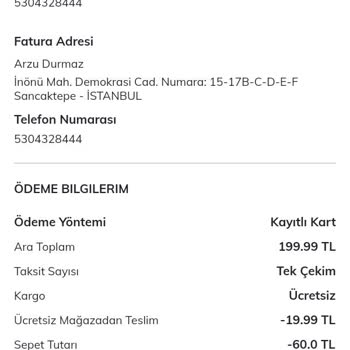 DeFacto Eksik Ücret İadesi!