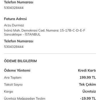 DeFacto Eksik Ücret İadesi!