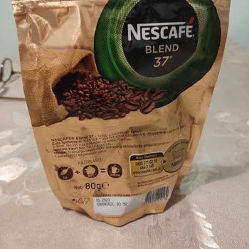 Nescafe Blend 37 Erken Bozuldu, Gri Renk Aldı