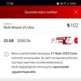 Vodafone Fahiş Ücretli Tarifeler