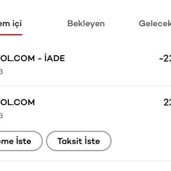Trendyol İki Kez Ücret Aldı. İademi Gerçekleştirmedi.