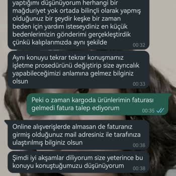 Butik Yasemin Şahin Satış Sonrası Muamele...
