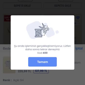 LC Waikiki Hata Kodu Ve Çark