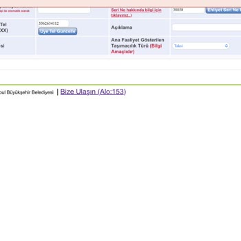 İbb Şoför Kartı İçin Ehliyet Seri No Kabul Etmiyor