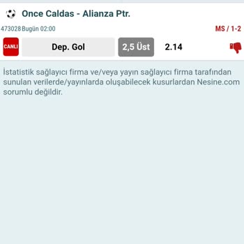 Nesine Maç Kısıtlaması Açıldığı Gibi Maç Bitti