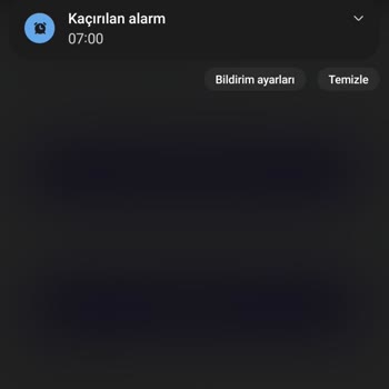 Samsung Telefon Samsung Kaçırılan Alarm Problemi