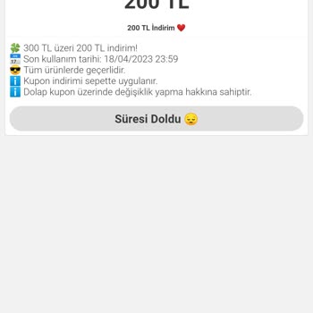 Dolap Kupon Şikayeti