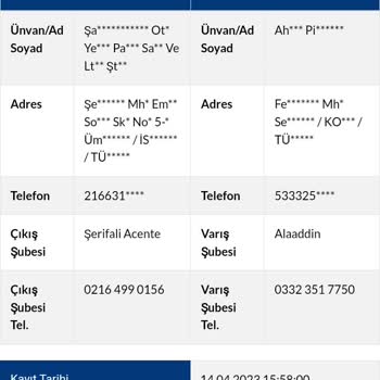 Sürat Kargo'nun Ürünü Şubede Bekletip Ürünü Geç Teslim Etmesi