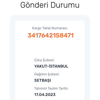 Aras Kargo İstanbul Örnek Mah. Yakut Şube Gönderim Nerede?