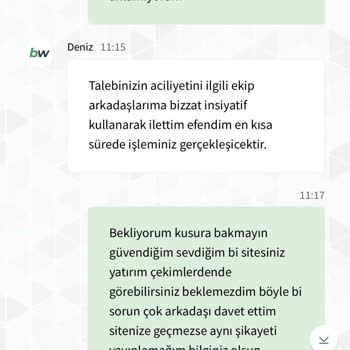 Betwoon 2 Gündür Kazandığım Parayı Vermiyor