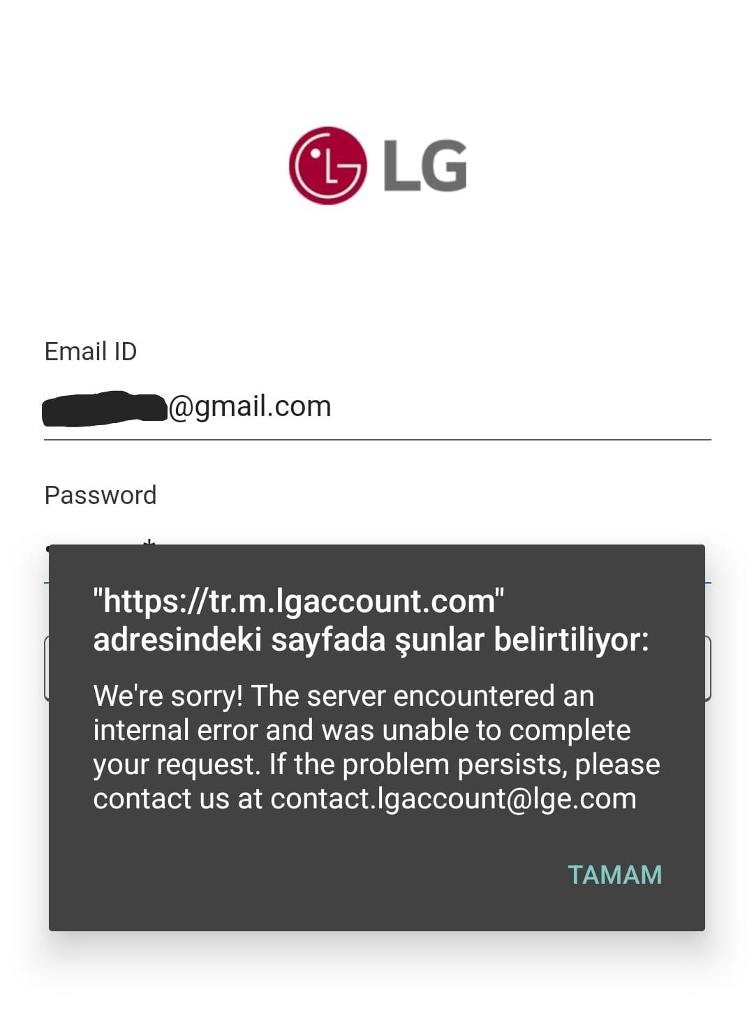 LG ThinQ App Login Error for GRH802HLHJ Refrigerator Xolvie