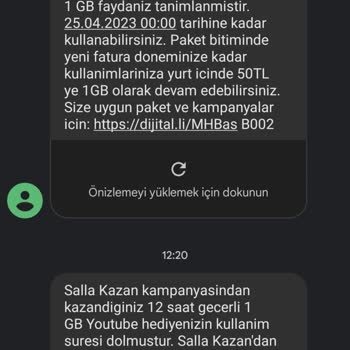 Turkcell Onaylamadığım İnternetten Ücretlendirme