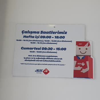 Aras Kargo Lavinya Şubesinin Kendilerine Özel Çalışma Saatleri
