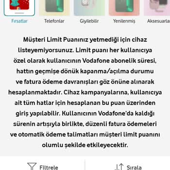 Vodafone Puan Yükselmiyor Düzenli Ödeme Yapıyorum