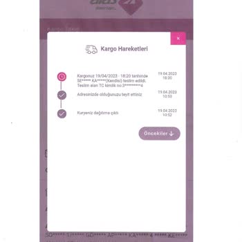 Aras Kargo Kargomu Başkasına Teslim Etmiş!