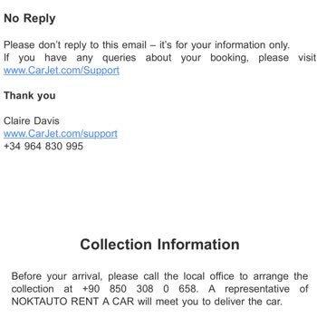 Carjet Rezervasyon İptali Sonrası Para İadesi Yapılmadı