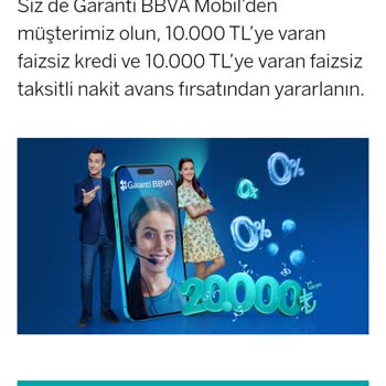 Garanti BBVA İlk Müşteri Kampanyası Hayal Kırıklığı