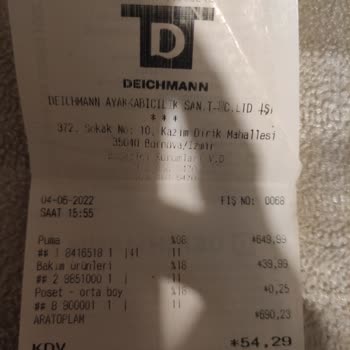 Puma Soft Foam Tabanlık Parçalanması