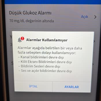 Freestyle Libre Programda Alarm Sorunu