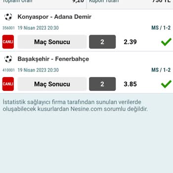 Nesine Tutan Kupon Parası Yatmadı