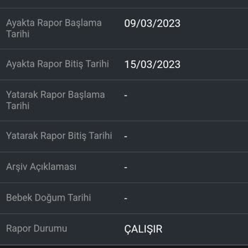 SGK Rapor Param Ödenmedi