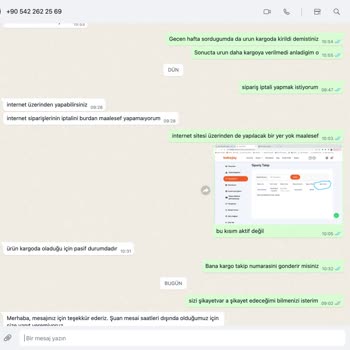 Bobajoy Bubble Tea Teslim Edilmeyen Sipariş