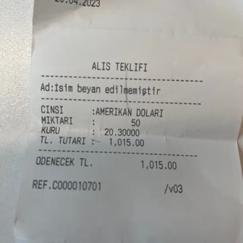 Kadıköy Şatır Döviz Haksızlığı