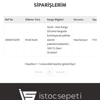 İstocsepeti.com Aldığınız Ürünü Göndermiyor, Oyalıyor Boş Yapıyor!