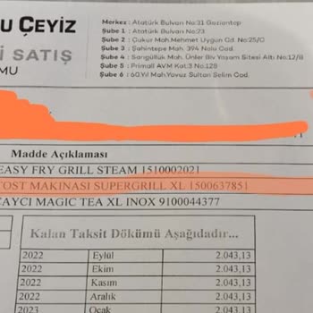 Uğurlu Çeyiz Uğurludan Aldığım Tefal Tost Makinesi 9 Aydır Bana Teslim Edilmiyor.