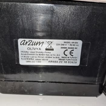 Arzum Olivya AR684 Taban Yapışıp Yakması