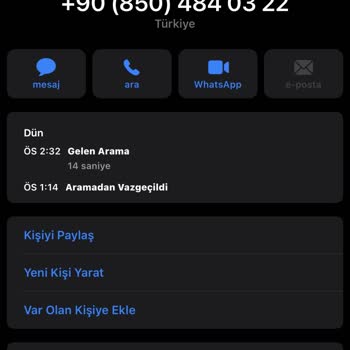 0850 560 04 75 Vodafone Tarifem Yenileniyor