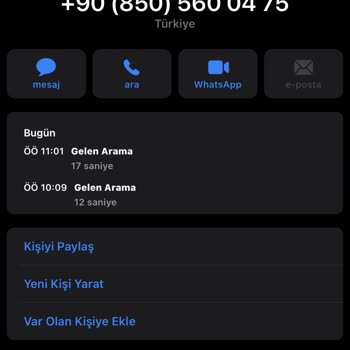 0850 560 04 75 Vodafone Tarifem Yenileniyor