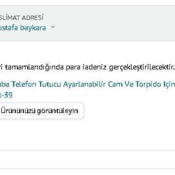 Amazon'dan 8 Nisan'da Satın Aldığım Ürün Hakkında, Fethiye/Taşyaka MNG Kargo Şubesinde Kaybolan Kargomun Ya Bulunmasını Ya Da Paramın İade Edilmesini Talep Ediyorum.