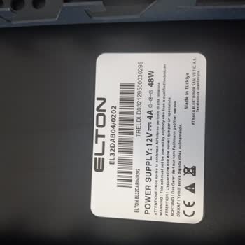 Elton Televizyon Görüntü Vermiyor