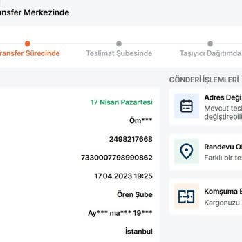 (Trendyol Express ) 6 Gündür Kargom Transfer Merkezinde Gelmedi