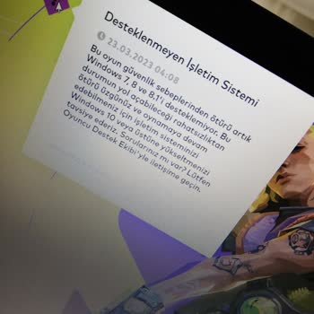 Valorant Desteklenmeyen İşletim Sistemi Hatası Veriyor