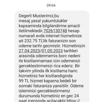 Türk Telekom Bilgilendirme Yapmadan Kısıtlama Cezası Adı Altında 99 Tl Kesti