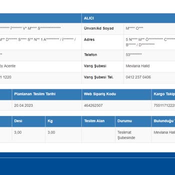 Sürat Kargo Ürünüm Elime Ulaşmadı