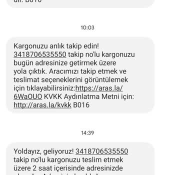 Aras Kargo Bayramda Mağdur Etti Zamanında Teslim Etmedi