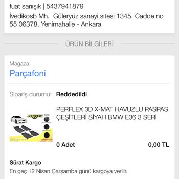 N11 Üzerinden Aldığım Ürünü Farklı 2 Mağazanında Göndermemesi