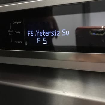 Vestel F5:Yetersiz Su Hatası