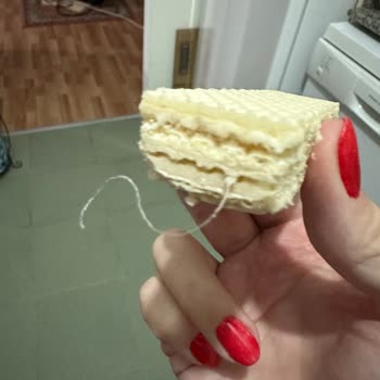 Aktürk Gofretten Plastik Çıktı!